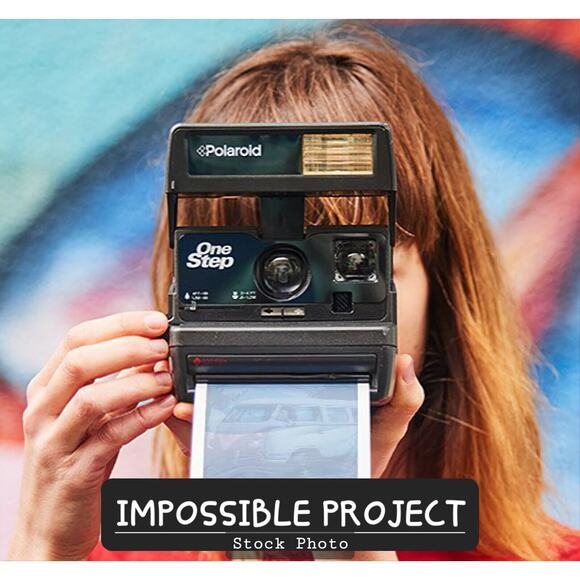 Original Impossible Project Polaroid 600 OneStep Instant Camera w/Bag Tested VG+